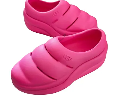 Nwob Womens Size 9 Taffy Pink Ugg Sport Yeah Clog Eva Sandals 1132890 • $29.95