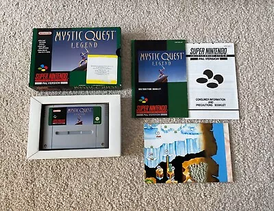 Mystic Quest Legend -- SNES Game / Complete / Boxed -- Tested/Working / PAL • £54.95