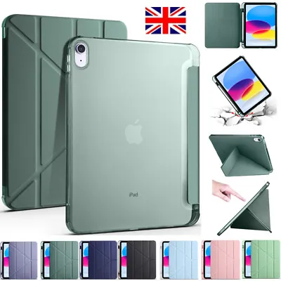 For IPad 5/6/7/8/9/10th Gen Air 4/5 Pro 11 Tablet Smart Case Cover W/ Pen Holder • £11.75