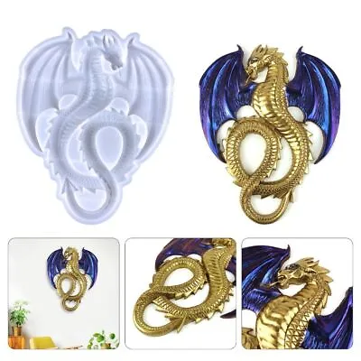 £8.80 • Buy Wall Decoration Casting Mould Resin Molds Hanging Ornament Dragon Silicone Mold