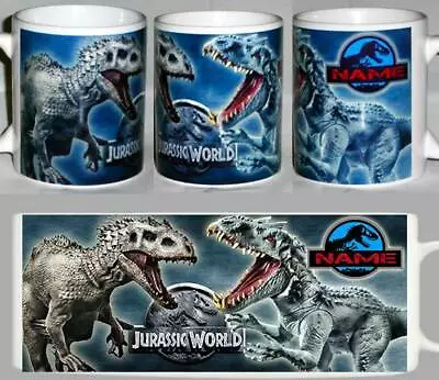 JURASSIC WORLD Mug Personalised Any Name Cup  FREE GIFT BOX • £8.99