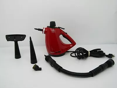 Haan HS20 Deluxe Personal Sanitizing Steam Cleaner Red With Attachments   • $45.65