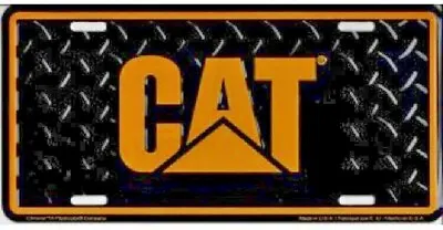 Cat Caterpillar Officially Licensed Embossed Metal Novelty License Plate Tag • $14.95