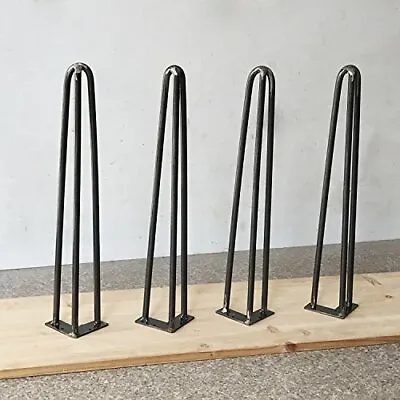 4x Hairpin Legs Furniture / Table / Coffee Table/ Bench 4 8 10 12 14  16  28  34 • £14.80