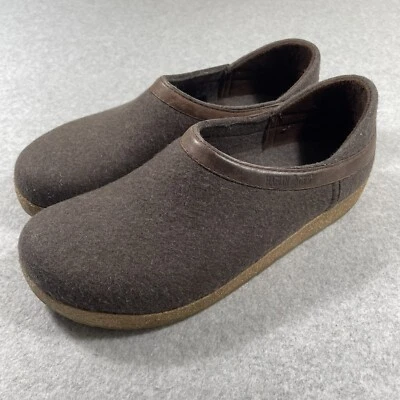£52.87 • Buy Haflinger GZH Smokey Brown (Sz 41) Wmn's 10 Men's 8 Wool Slippers Clogs