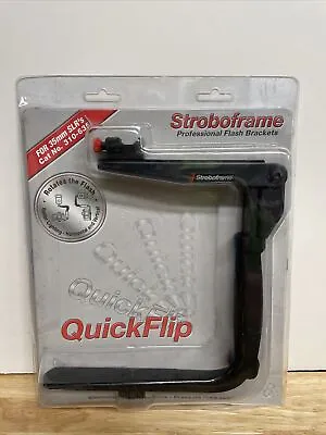 $19.95 • Buy Stroboframe Quick Flip 350 Flash Bracket For 35mm SLR Cameras NOS