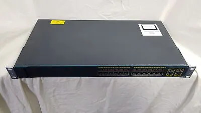 Cisco WS-C2960-24TC-L V09 24 Port Managed Ethernet Switch With Rackmount Ears ON • £10.49