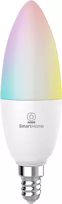 Wifi Smart RGBW Dimmable LED Bulb E14 Google Home Alexa • $10.99