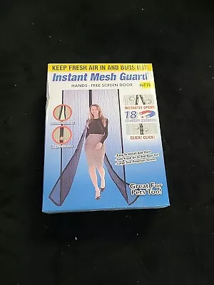 Magnetic Instant Mesh Guard Hands Free Screen Door No Tools Required • $7.97