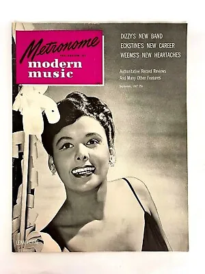 Metronome Modern Music Magazine Lena Horne Cover September 1947 • $21.99