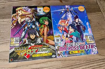 Macross F Frontier D Delta TV Series Movies Complete Series Collection DVD Lot • $74.99