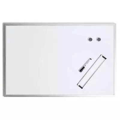 Magnetic Dry Erase Board 23  X 35  Whiteboard Silver Aluminum Finish Frame • $21.12