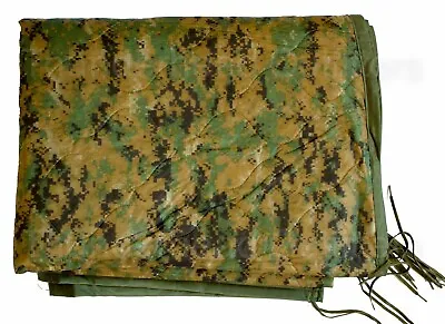 3 Pack Of Used MARPAT Woodland Wet Weather Poncho Liner (Woobie) *mocinc.1982* • $95.99