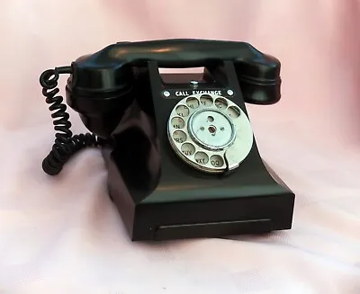 £24 • Buy Vintage Black Bakelite Telephone