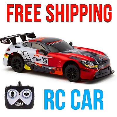 £12.99 • Buy RC Car Remote Control Car CMJ Toy Red 2.4ghz 1:24 Scale 8kph Fast Kids Toys New