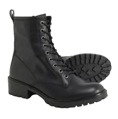 Frye Foster Combat Boots Black Size 6.5 • $95