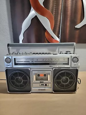 Sanyo M9975 AM FM Stereo Cassette Player Boombox Ghetto Blaster Vintage Used  • $179.90