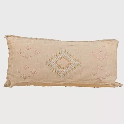 MOROCCAN CACTUS SILK PILLOW COVER - LARGE 38 X19  • $59