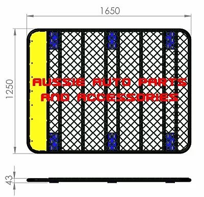 Platform Flat Alloy Roof Rack 1800x1250mm For Nissan Pathfinder R51 • $768.47