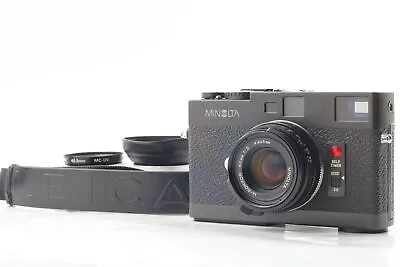 【MINT / Leica Strap】 Minolta CLE Film Camera 40mm F2 Late Lens + Hood From JAPAN • $1299.99