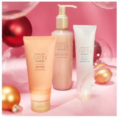 New Mary Kay Satin Hands Pampering Set Orchard Peach Limited Edition Set • $38