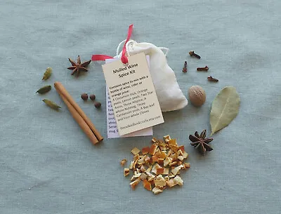 Mulled Wine Spice Kit Mulling Spices Stocking Filler Secret SantaChristmas • £2.49