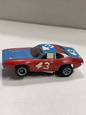 Vintage AFX/AURORA #43 Blue /Red Richard Petty Plymouth Roadrunner  TESTED • $39.99