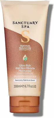 Sanctuary Spa Ultra Rich Wet Skin Miracle Moisturiser No Mineral Oil Cruelty • £8.75