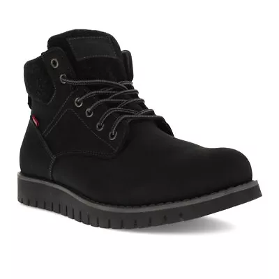 Levi's Mens Charles Neo Leather And Wool Rugged Casual Comfort Hiker Boot • $39.98