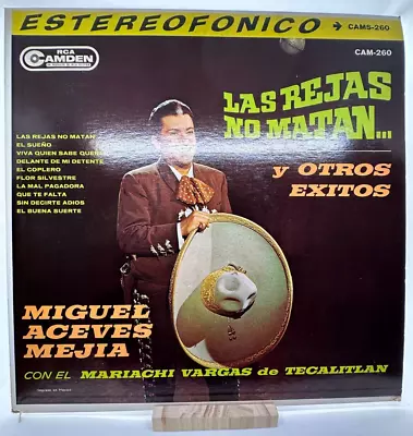 Miguel Aceves Mejia - Las Rejas No Matan Y Otros Exitos - Rca 260 - Vinyl Lp • $19.99