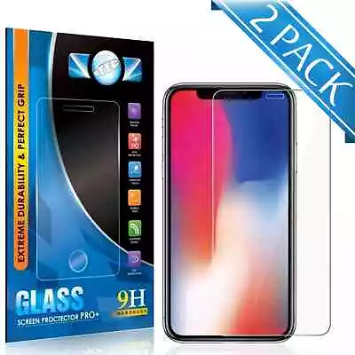 Iphone Screen Protector Tempered Glass 15  14 13 12 11 XR X XS 7 8 Pro Max Mini • £2.99