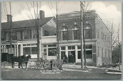 Montrose Pa Post Office Antique Postcard • $17.99