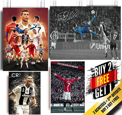 Cristiano Ronaldo Poster Legend Football Decoration • $10.24