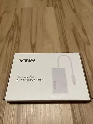 Mini Displayport 1.2 To VGA/DVI/HDMI All-in-one Converter Adapter 4k • $3