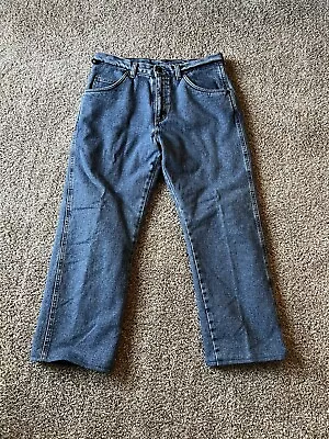 Wrangler Rugged Wear Fleece Lined Jeans 33x30 • $0.99