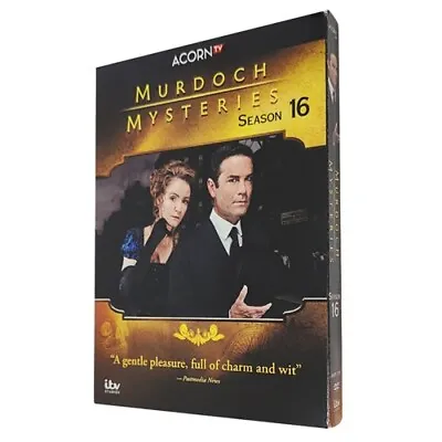 Murdoch Mysteries: Season 16 Sixteen (Brand New DVD Set) Plays In The US & CA • $14