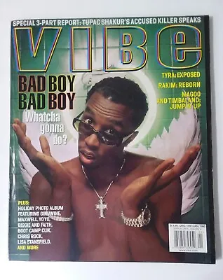 $25.99 • Buy Vibe Magazine (Dec./Jan. 1998) Sean Combs, Tupac, Rakim, Chico DeBarge; UNREAD!