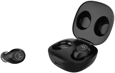 Motorola True Wireless Headphones Moto Buds Charge Bluetooth Earbuds Black • $39.99