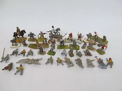 Painted Toy Soldiers Lead Or Pewter Medieval Knights Wargaming Or RPG Miniatures • $24.99