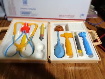 Fisher Price Medical Kit  Play Set Doctor Case ''NOT Complete' Vintage 1977  936 • $16.99