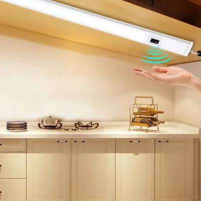 £8.64 • Buy Under Cabinet Cupboard Counter LED Light Bar Hand Sensor Home Kitchen Shelf Lamp