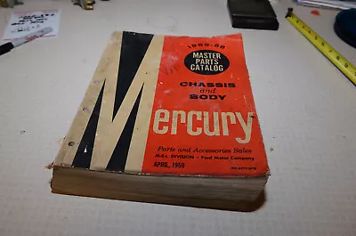 1956 - 58 Mercury Master Parts Catalog • $30