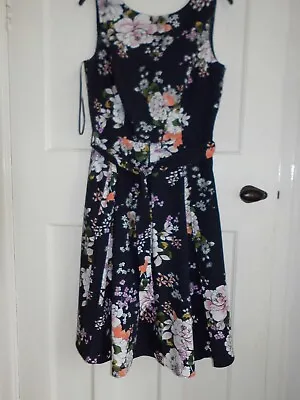 F Andf Black/multi Coloued Dress Size 10  • £1.99