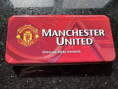 Manchester United Pencil Case With Pens And Key Rings Official Merchandise • £5