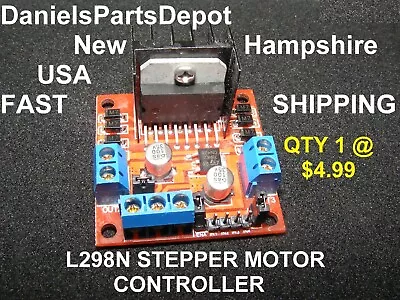 QTY1 L298N Stepper Motor Controller Dual H Bridge Module Driver Board For CNC 3D • $4.99