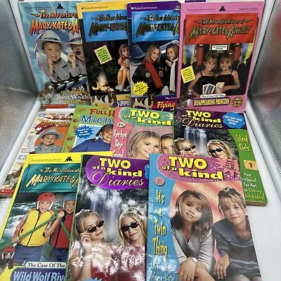 Lot Of 11 Mary-Kate And Ashley Two Of A Kind Kids Books Titles In Description • $13.99