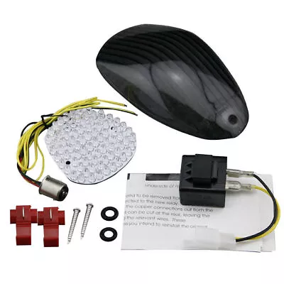 Fit Kawasaki MEANSTREAK 2002-2005 Smoke Motorcycle LED Taillight Brake Taillamp • $47.85