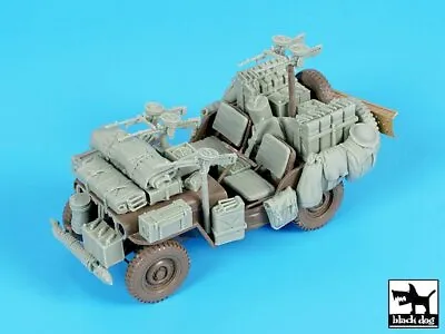 Black Dog 1/35 British SAS / LRDG Jeep N.Africa Accessories No.2 (Tamiya) T35224 • $36.63