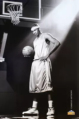 Carmelo Anthony SHINING LIGHT Denver Nuggets Vintage Original 2003 NBA POSTER • $35.99