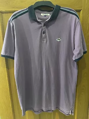 Le Shark Purple Polo Shirt - Mens Large • £4.41